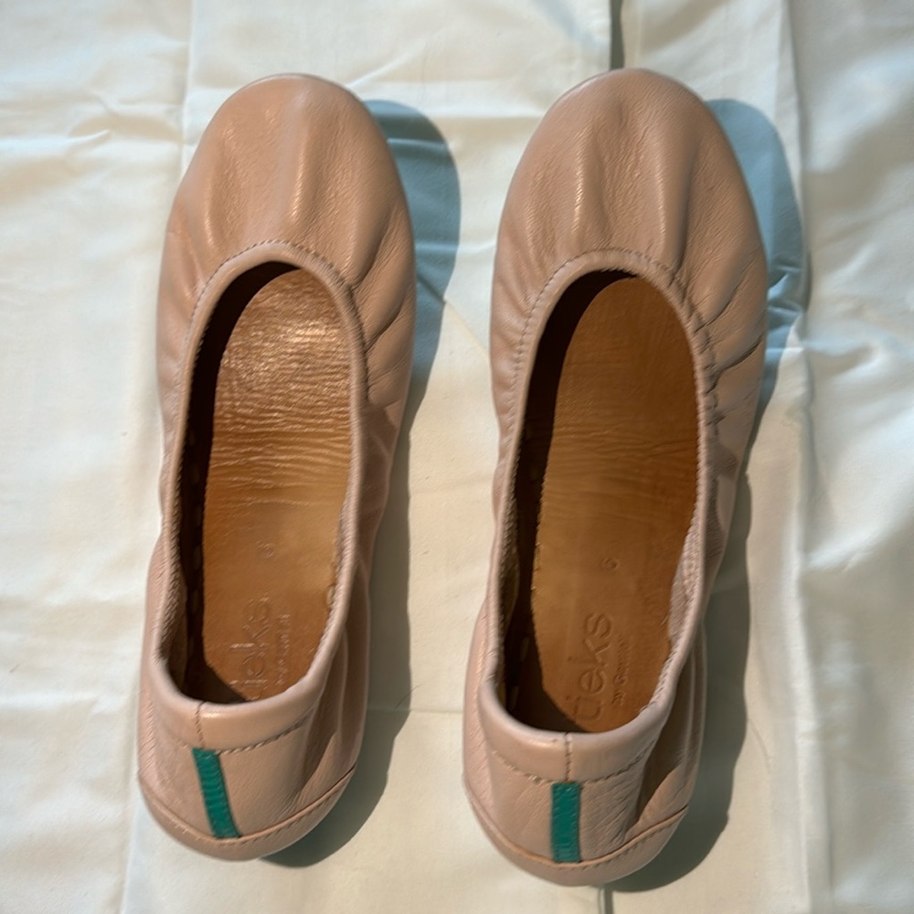 Tieks Ballerina Pink flats, size 6